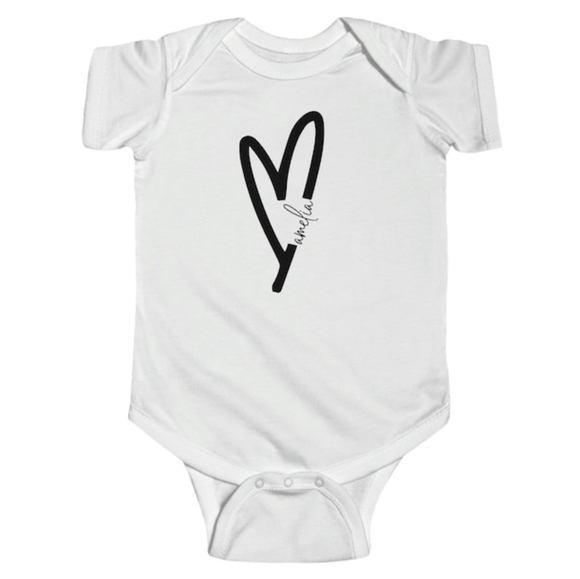 Personalized Valentine's Day Onesie - Picture 2 of 2